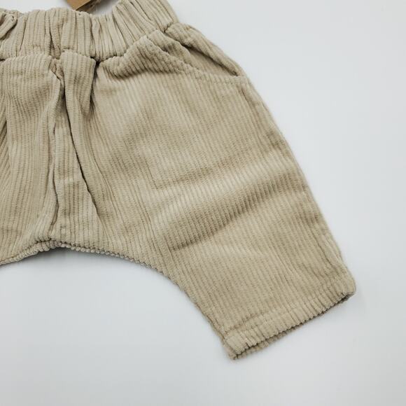 The Simple Folk The Corduroy Harem Trouser in Oatmeal Size 9/12 Months - Picture 4 of 8
